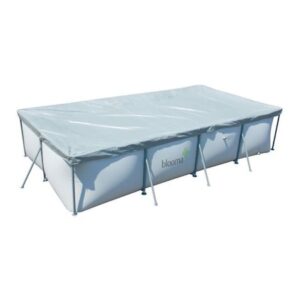 Piscina cadru metalic Blooma Kamba, 400 x 211 x 81 CM, PVC in 3 Straturi, cu Pompa Filtranta Recirculara, Prelata si Sac Depozitare