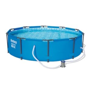 Piscina cu cadru metalic Bestway 305 x 76 cm , rotunda, cu pompa de filtrare